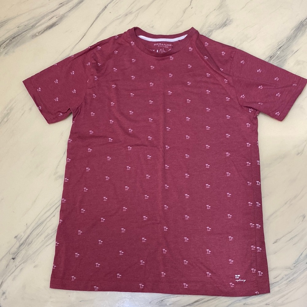 DENIM & FLOWER T- shirt a size